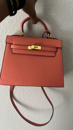 Hermes coral purse