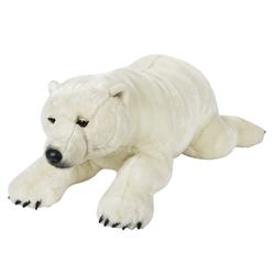 National Geographic Brand Jumbo White Polar Bear Plush Stuffed Animal