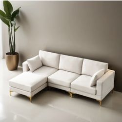 White Wayfair Sectional