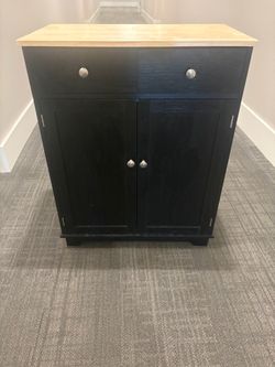 Black cabinet