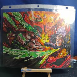 Zoro Vs King Illustration 