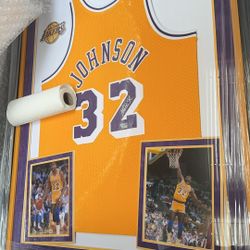 Magic Johnson Autographed Jersey