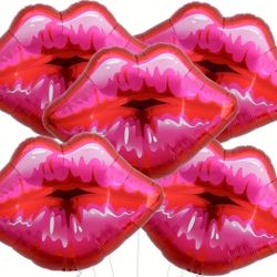 5 Piece Lips Balloon