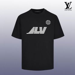 Louis Vuitton Washed Printed Cotton T-shirt