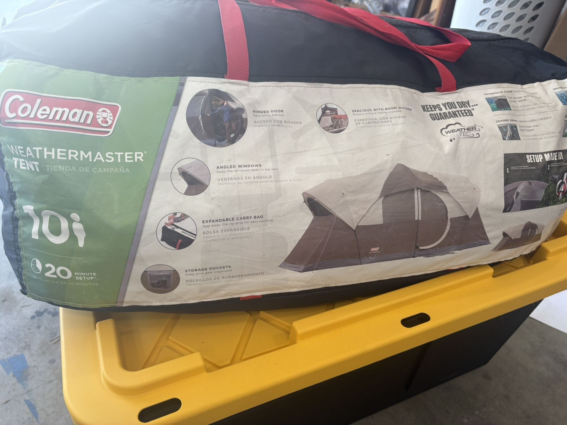 Tent Coleman Weather Master 10 Cabin Tent Coleman Screened 10