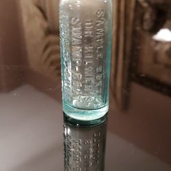 Antique Sample Bottle - Dr. Kilmer's Swamp Root Kidney Cure - Binghampton, NY (+ S & H)