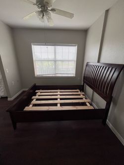 Brown Bed frame