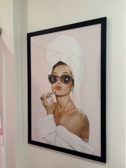 Glam Beauty Framed Wall Art