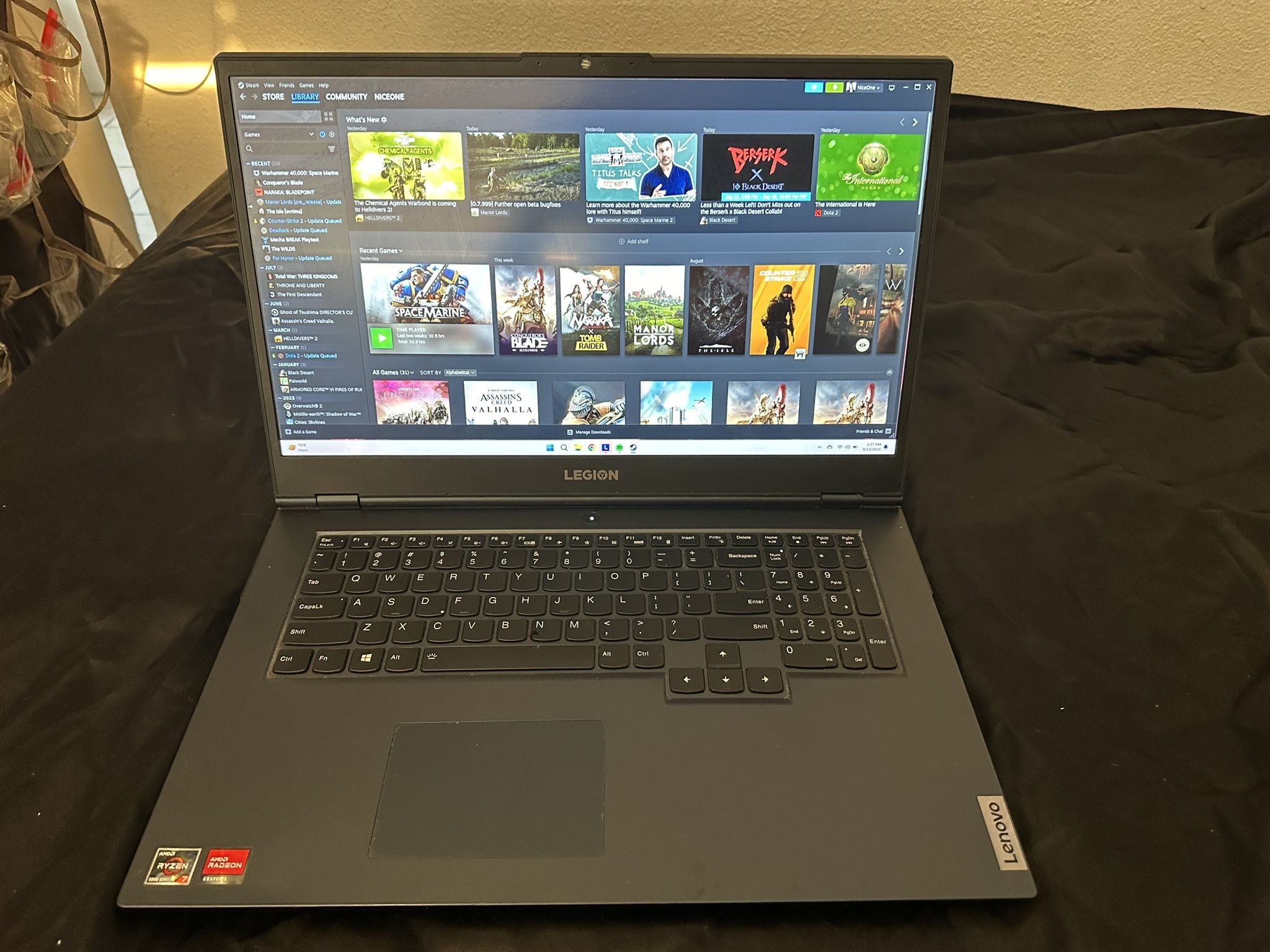 LENOVO LEGION 7 Rtx 3060 Gamming Laptop