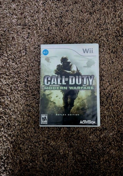 Call Of Duty Modern Warfare Reflex Edition Nintendo Wii!