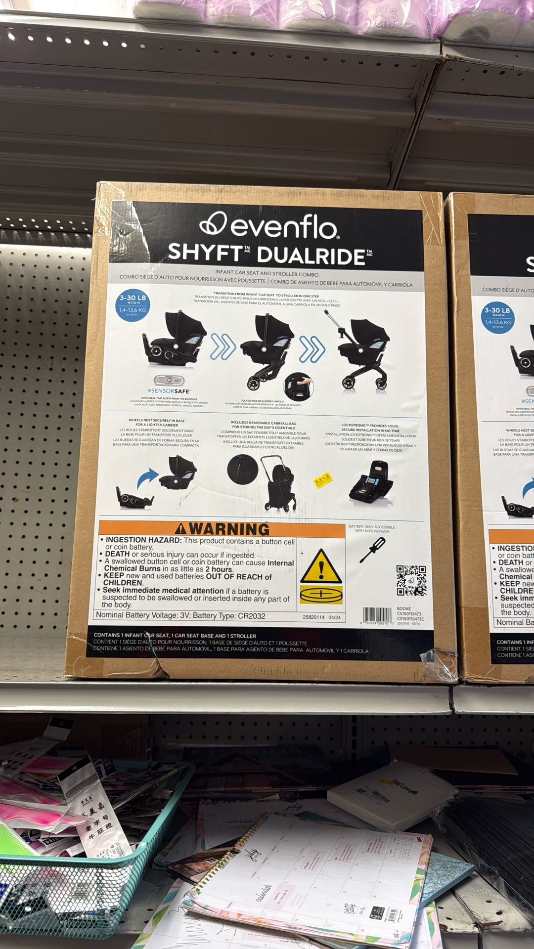 Evenflo Shyft Dualride Infant Car Seat And Stroller Combo 