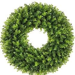New 20 Inch Boxwood Front Door Wreaths,