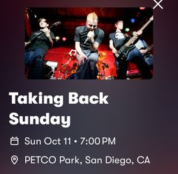 Taking Back Sunday Tickets