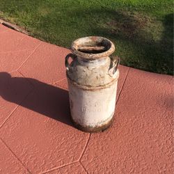 Antique milk jug container