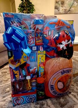 Spiderman Easter Gift Basket Bundle
