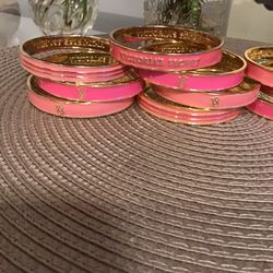 Victoria's Secret pink gold bracelet - Y2K VS PINK collectible