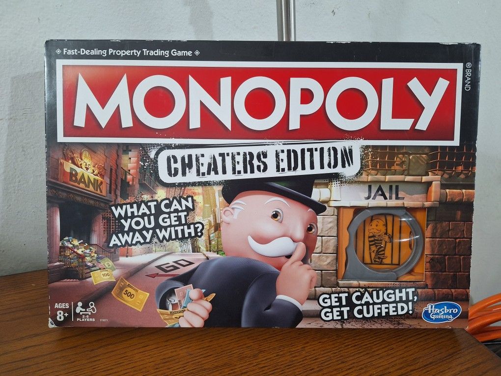 New! Monopoly Cheaters Edition