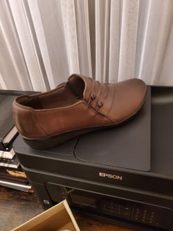 Clark's Women's Brown Leather Shoes