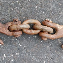 A Pair Of Cargo Chain Clevis