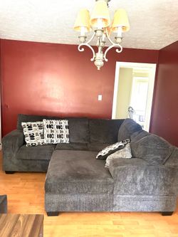 Nice Dark Blue sectional couch