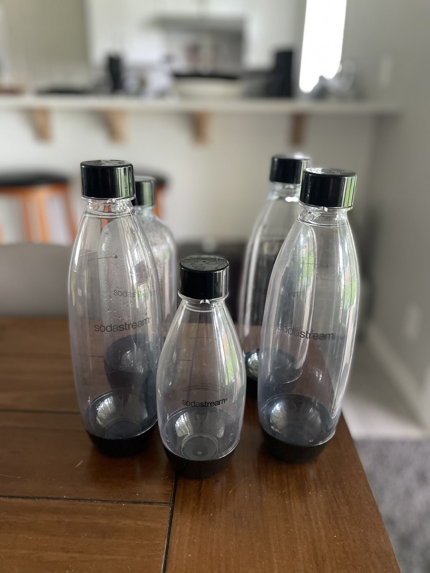 5 Soda Stream Bottles 