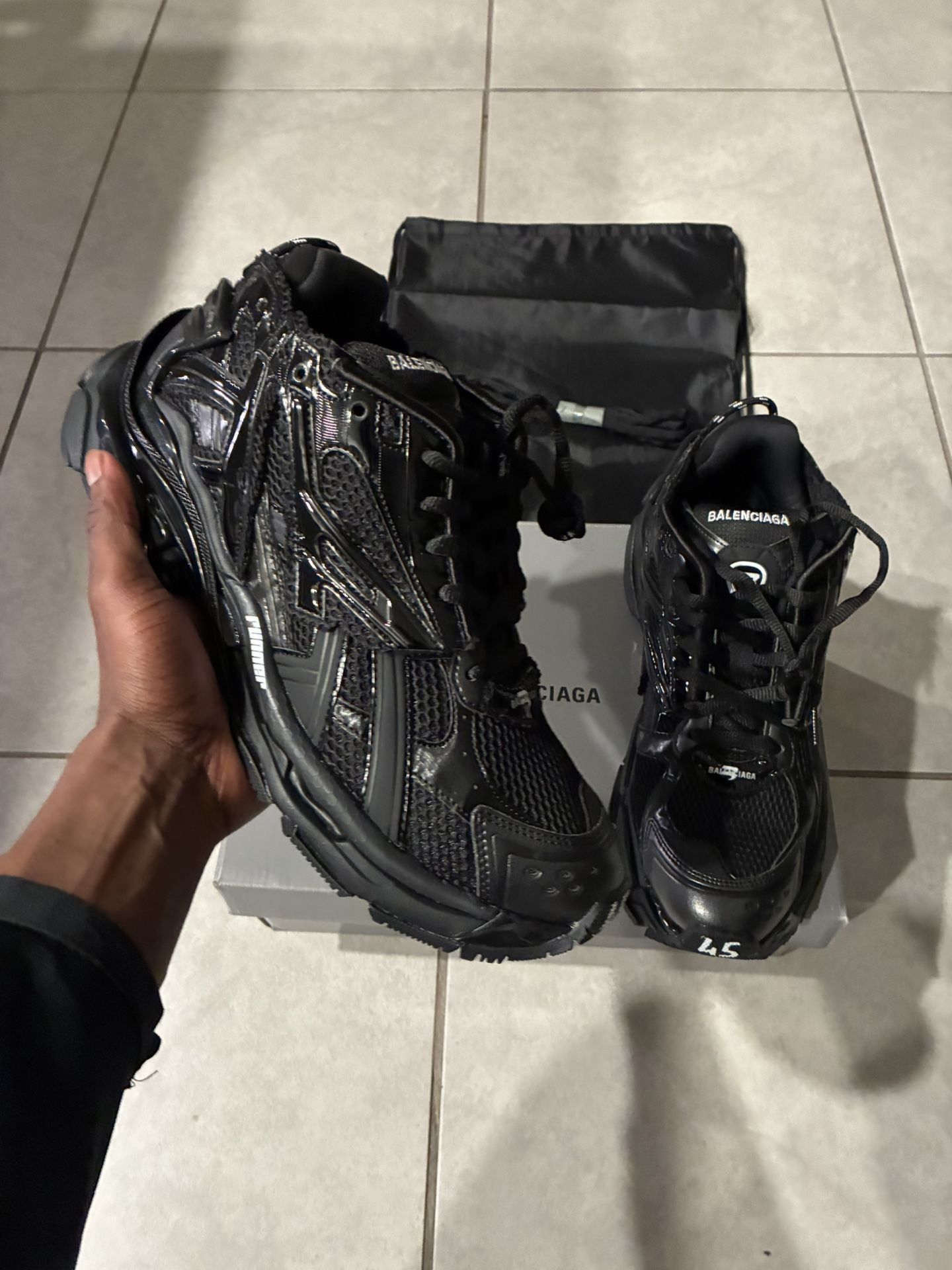 Balenciaga Runners Size 12 With Box Brand New