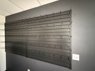 Slat Wall -  Wall Mount Slate Board w/hooks