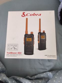 Brand new Cobra walkie talkies