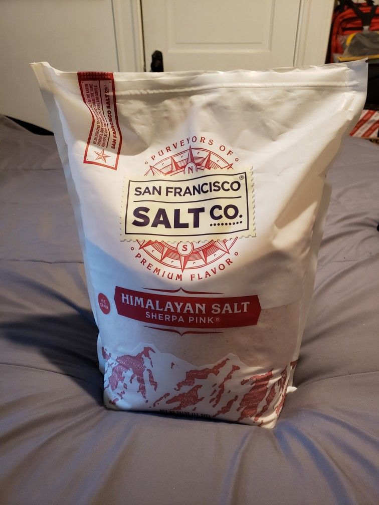 20 Lb bag of Pink Himalayan Salt