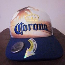 CORONA HAT WITH  BOTTLE OPENER 