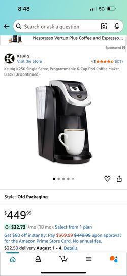 Keurig 2.0 Brewer, K200
