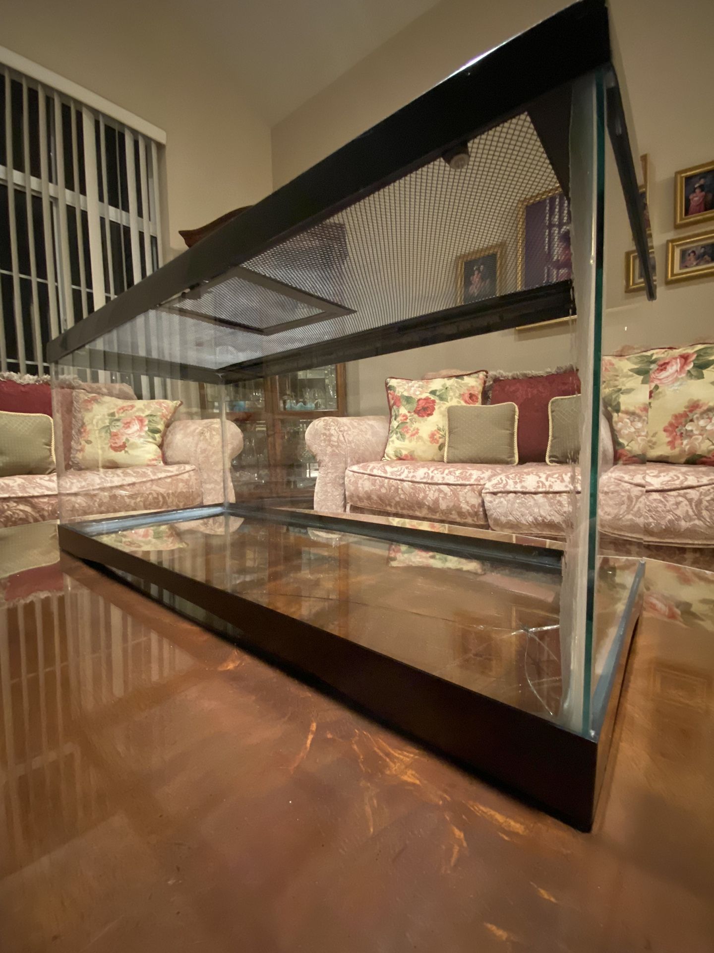 20-Gallon Reptile Tank with Screen Lid