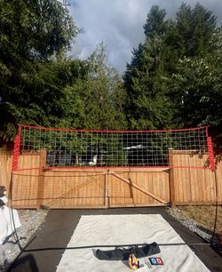 Portable Volleyball Net Set 13.5 FT x 9 FT – Backyard, Beach & Outdoor Game Net with Carry Bag