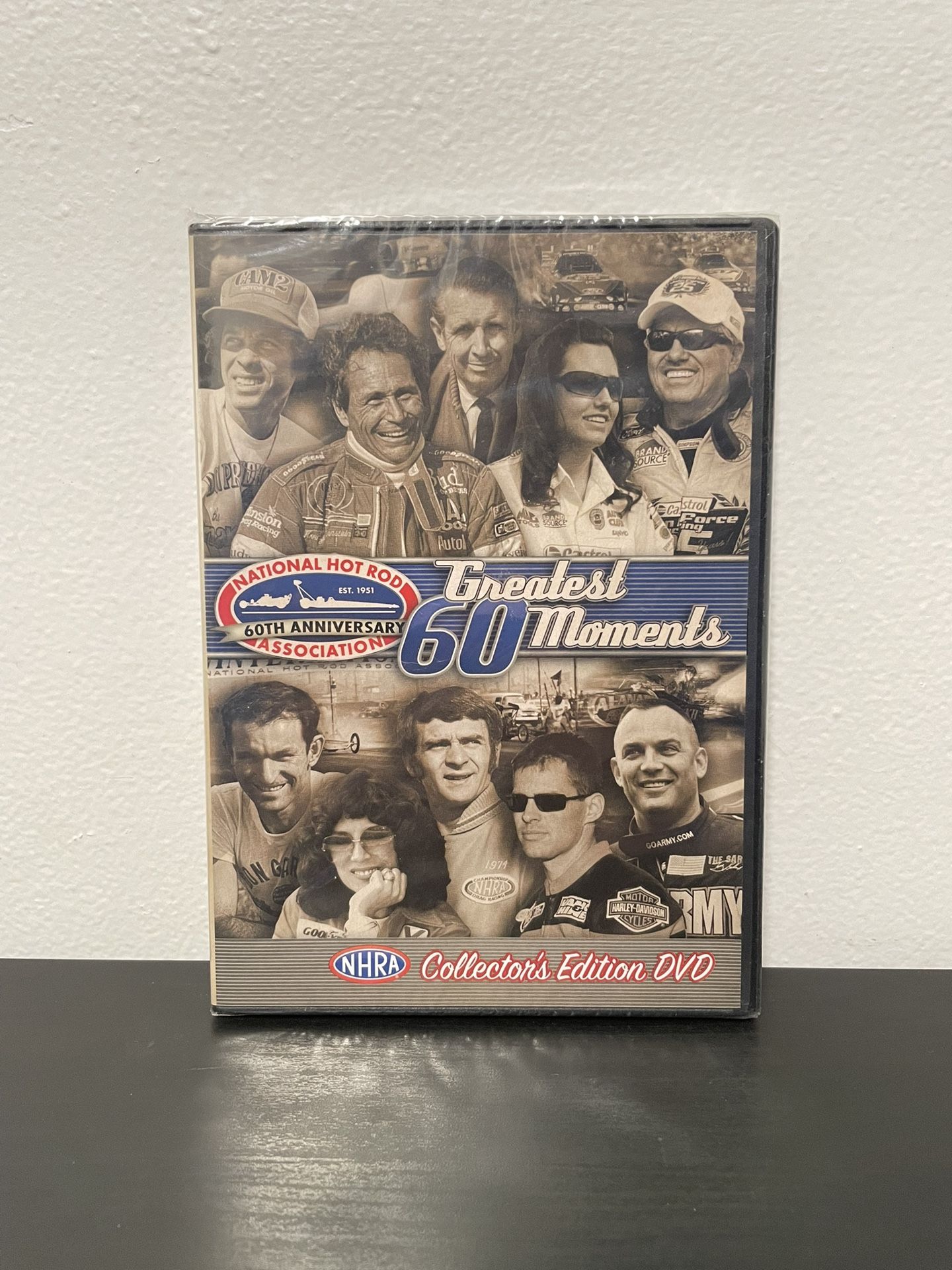 NHRA 60 Greatest Moments DVD NEW SEALED Drag Racing National Hot Rod Association