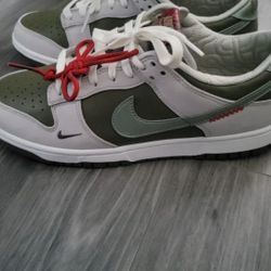 Nike Dunk Low Retro Medium Olive/Jade Horizon Sail Size 10.5 M