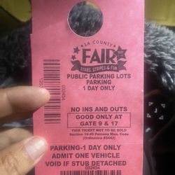 LA County Fair Parking Pass