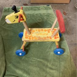 1966 Playskool Giraffe Ride On Vintage Toy