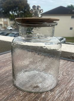 Large Glass Canister For Dog Treats