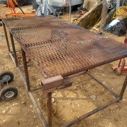 Giant welding table