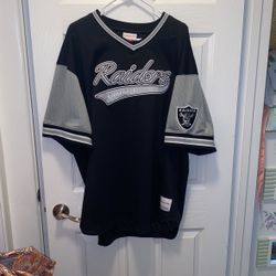 Mitchell & Ness Raiders Baseball Jersey 