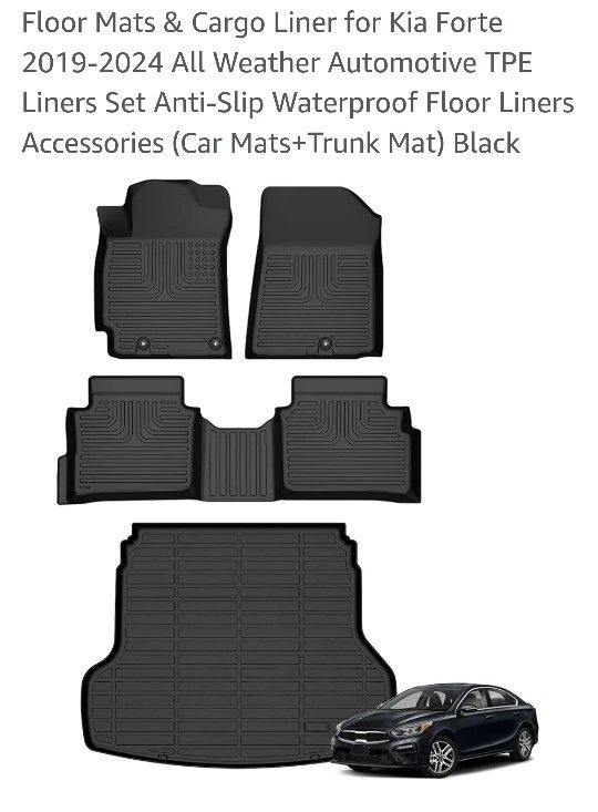 AZYT Kia Forte 2019-2024 Floor Mats & Cargo Liner