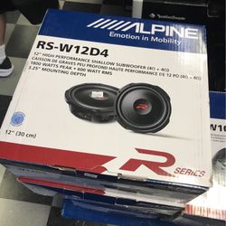 Alpine Rs-w12d4 On Sale Today For 449.99