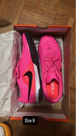 Nike Tiempo Legend 10 Pro TF Turf Soccer Shoes Pink - Size 9.5 Men’s
