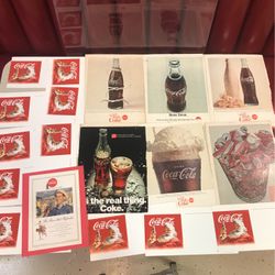 18 PIECE VINTAGE COCA COLA COLLECTION 