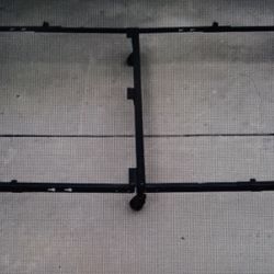 Twin Or Twin XL metal bed frame with wheels