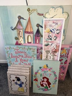 Girls Wall Decor Frames