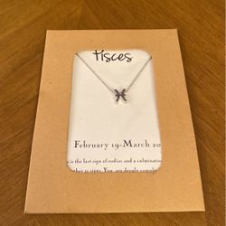Pisces Pendant Zodiac Necklace