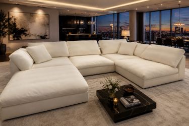 OVERSIZED CLOUD SECTIONAL - MODULAR - BEIGE OR GREY