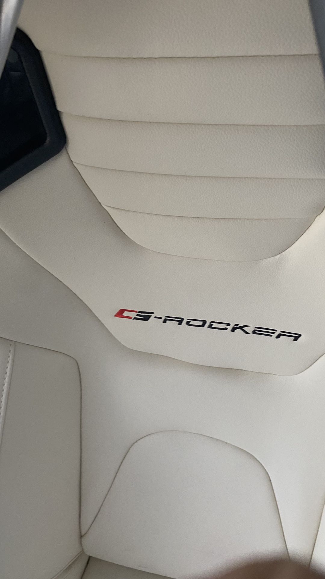 Brand New Rocker White Bucket Seats