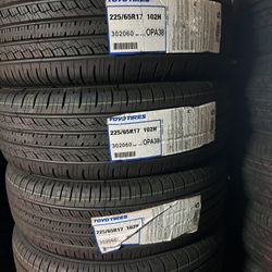 225/65/17 Toyo Tires , Tenémos Todas Las Marcas Y Medidas 